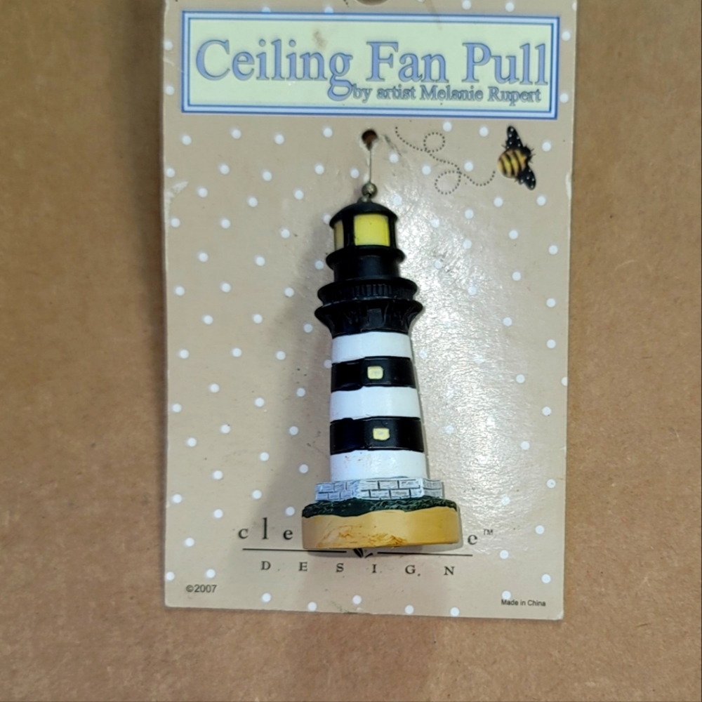 Lighthouse pull chair for cyling  fan ,light,. Lamp NOS